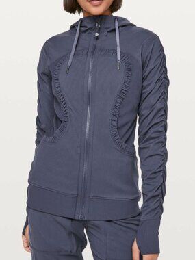 Lululemon Navy Blue Dance Studio Jacket Size 8